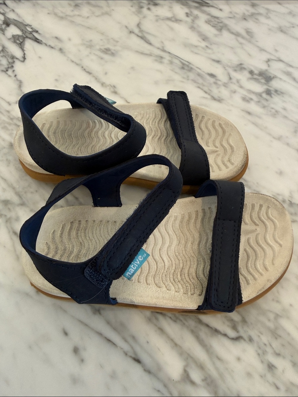 Native Charley Sandal - Regatta Blue/Shell White